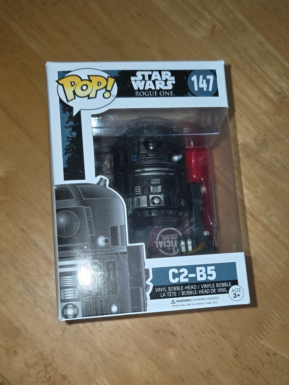 3/ $10 Starwars Rogue One #147 C2-B5 Funko pop